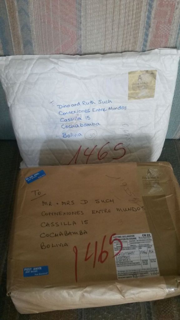 Thanks Dad & Elaine and Judith Huchinson for the packages that arrived this week:)